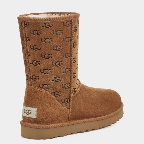 UGG Shoes - UGG Classic Short Embossed Logo